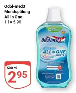 Globus Odol-med3 Mundspülung All in One Angebot