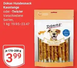 Globus Dokas Hundesnack Kaustange oder -Twister Angebot