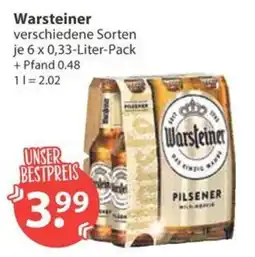 V Markt Warsteiner Pilsener Angebot