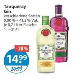 V Markt Tanqueray Gin Angebot