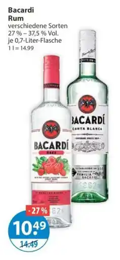 V Markt Bacardi Rum Angebot