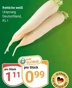 Globus Rettiche weiß Angebot