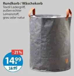 V Markt Rundkorb / Wäschekorb Angebot