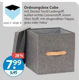 V Markt Ordnungsbox Cube Angebot