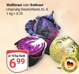 Globus Weißkraut oder Rotkraut Angebot