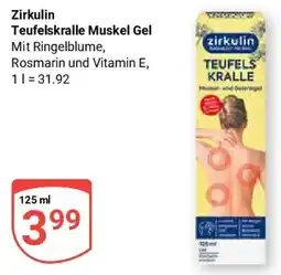 Globus Zirkulin Teufelskralle Muskel Gel Angebot