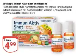 Globus Tetesept Immun Aktiv Shot Trinkflasche Angebot
