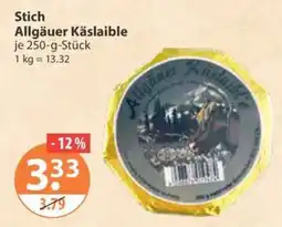 V Markt Stich Allgäuer Käslaible Angebot