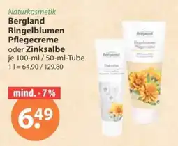 V Markt Bergland Ringelblumen Pflegecreme oder Zinksalbe Angebot