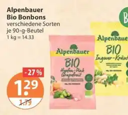 V Markt Alpenbauer Bio Bonbons Angebot