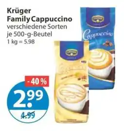 V Markt Krüger Family Cappuccino Angebot