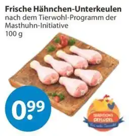V Markt Frische Hähnchen-Unterkeulen nach dem Tierwohl-Programm der Masthuhn-Initiative Angebot