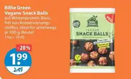 V Markt Billie Green Vegane Snack Balls Angebot
