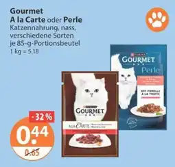 V Markt Gourmet A la Carte oder Perle Katzenfutter Angebot