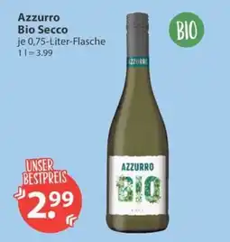 V Markt Azzurro Bio Secco Angebot