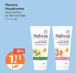 V Markt Florena Handcreme Angebot