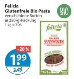V Markt Felicia Glutenfreie Bio Pasta Angebot
