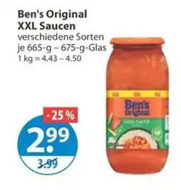 V Markt Ben's Original XXL Saucen Angebot