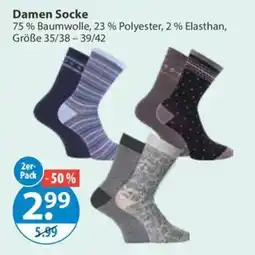 V Markt Damen Socke Angebot