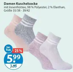 V Markt Damen Kuschelsocke Angebot