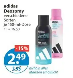 V Markt adidas Deospray Angebot