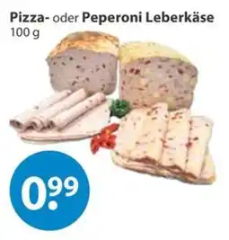 V Markt Pizza- oder Peperoni Leberkäse Angebot