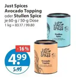V Markt Just Spices Avocado Topping Angebot