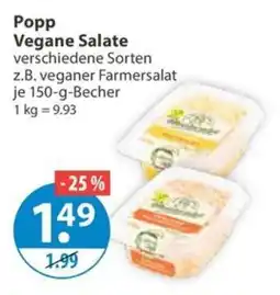 V Markt Popp Vegane Salate Angebot