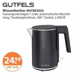V Markt GUTFELS Wasserkocher WATER2020 Angebot