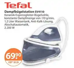 V Markt Tefal Dampfbügelstation SV4110 Angebot