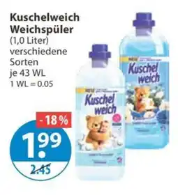 V Markt Kuschelweich Weichspüler Angebot