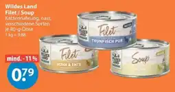 V Markt Wildes Land Filet / Soup Katzenfutter Angebot