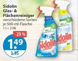 V Markt Sidolin Glas- & Flächenreiniger Angebot