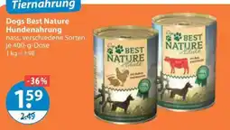 V Markt Dogs Best Nature Hundenahrung Angebot