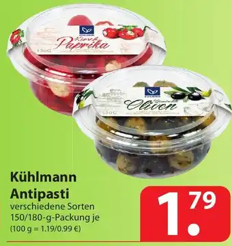 Famila Nord Ost Kühlmann Antipasti 150/180g Angebot