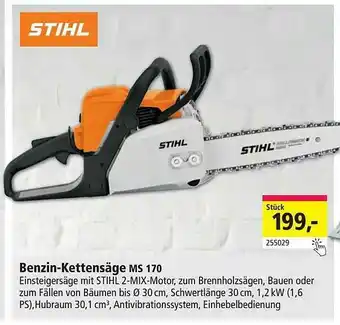 Holz Possling Benzin-kettensäge Ms 170 Stihl Angebot