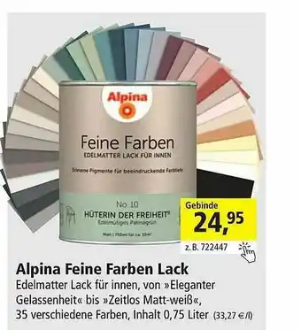 Holz Possling Alpina Feine Farben Lack Angebot