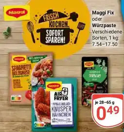 Globus Maggi Fix oder Würzpasta Angebot
