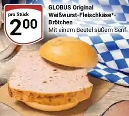 Globus GLOBUS Original Weißwurst-Fleischkäse-Brötchen Angebot