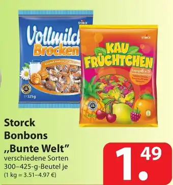 Famila Nord Ost Storck Bonbons Bunte Welt 300-425g Beutel Angebot