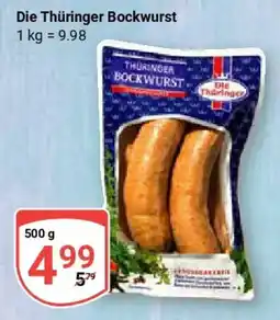 Globus Die Thüringer Bockwurst Angebot