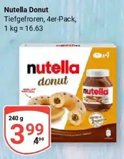 Globus Nutella Donut Angebot