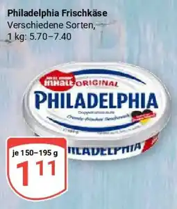 Globus Philadelphia Frischkäse Angebot