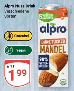 Globus Alpro Nuss Drink Angebot
