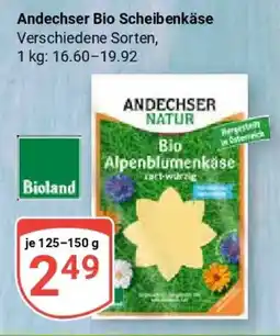 Globus Andechser Bio Scheibenkäse Angebot