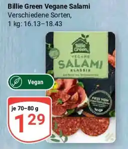 Globus Billie Green Vegane Salami Angebot