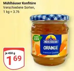 Globus Mühlhäuser Konfitüre Angebot