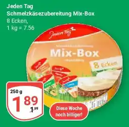 Globus Jeden Tag Schmelzkäsezubereitung Mix-Box Angebot