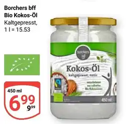 Globus Borchers bff Bio Kokos-Öl Angebot
