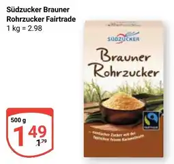 Globus Südzucker Brauner Rohrzucker Fairtrade Angebot